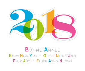 bonne année 2018